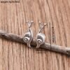 Wholesale Retro Cute Snail Earrings Ethnic Style Zinc Alloy Silver Jewelry Accessory Boutique Resale