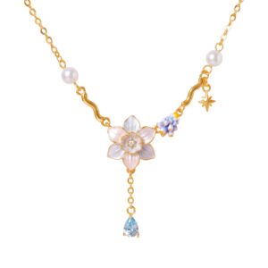 March Flower Necklace