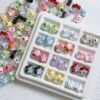 oly-3939c321c0332e86da31b60e48bc5207 Wholesale Alloy Rhinestone Five-Pointed Star Loose Beads, Light Orange DIY Jewelry Charms for Necklace Bracelet Phone Chain, Fashion Accessory