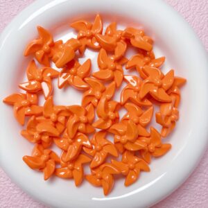 03-orange / Size is about 22mm, hole diameter is about 3mm