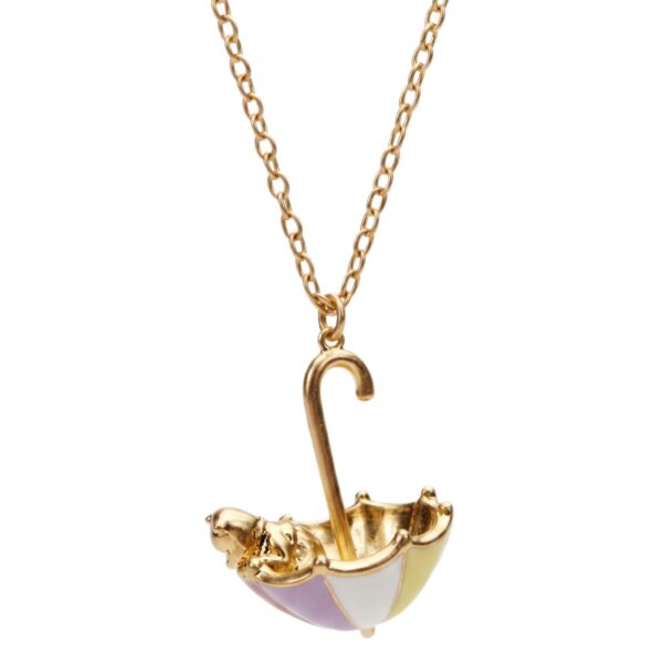 oly-3985c4a1180d7b81fddda90fdc3cde86 Wholesale Enamel Cartoon Animal Pendant Necklace Cute Cat Umbrella Design Copper Chain Everyday Fashion Accessory For Women