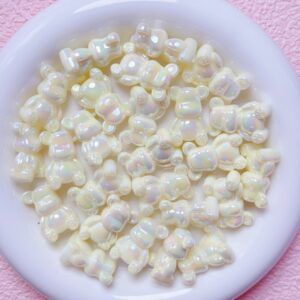 06-light yellow / The size is about 25*17mm, the hole diameter is about 2.5mm (sold by piece)