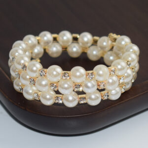 SL-1016 -3 Row Gold 8mm