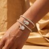 oly-39e1f6acf89fe83ec246d475c3ced5fa Wholesale Stainless Steel Zircon Husky Dog Bracelet Geometric Oval Design Vacuum Women Fashion Jewelry Accessory