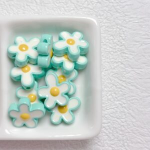10-cyan / Size is about 17*18mm, hole diameter is about 2.4mm