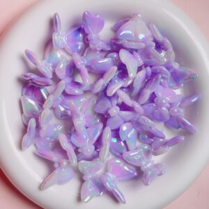 05-purple / The size is about 20 * 25mm