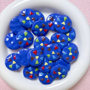 03-sapphire blue / Size is about 25mm, hole diameter is about 2.5mm