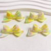 oly-3b1e8fef37f8b6a3f4b0da14be943f2a Wholesale Starry Glow 3D Bow Acrylic Beads Electroplated DIY Phone Charm Keychain Jewelry Accessory Gift