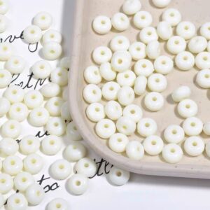 01-beige / The size is about 8mm, and the aperture is about 1.8 (100 pcs/pack)