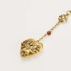 oly-3b5dc9464d7bff49baa7f6486a4f2a77 Wholesale 18K Gold Plated Copper Love Pendant Necklace Vintage Retro Trendy Unisex Jewelry Gift