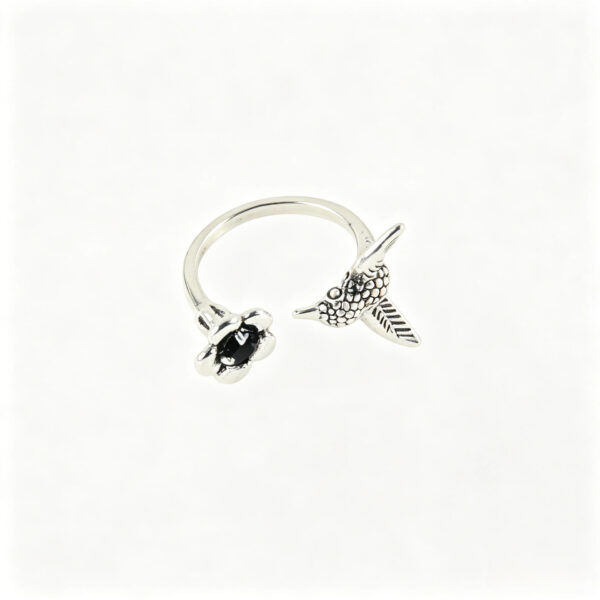 oly-3b6278104d163b826b6ad87cc2cf8315 Wholesale Zinc Alloy Hummingbird Ring Retro Open Design Chic Fashion Jewelry Accessory