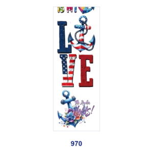 970 / 8pcs / 11*3.2cm