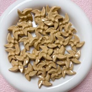 10-light coffee / Size is about 22mm, hole diameter is about 3mm