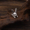 oly-3b9bc112b9b5f3558f68d175ad24b879 Wholesale Antique Silver Zinc Alloy Cyberpunk Rabbit Open Ring Unisex Animal Jewelry Gift