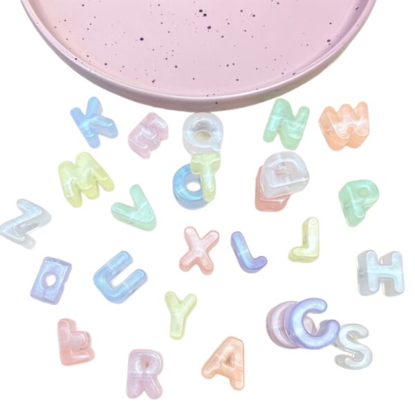 oly-3b9d06cda1c7338ad2df177cf4db3fa6 Wholesale Luminous Acrylic Letter Beads Glow in the Dark Alphabet Loose Beads DIY Jewelry and Phone Charm Craft Accessories