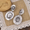 oly-3befa9f073aff8a9ec3c73b2fe3d08c2 Wholesale Western Cowboy Hat Earrings Retro Distressed Zinc Alloy Electroplated Jewelry Accessory Gift