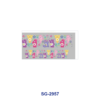 Wholesale 8pcs Colorful Cartoon Bear Floral Figure Print 3oz Cup Stickers Wrap OLY Exclusive