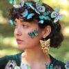 Wholesale Alloy Retro Hollow Butterfly Moon Star Earrings For Women Stylish Jewelry Accessory Party Everyday Gift