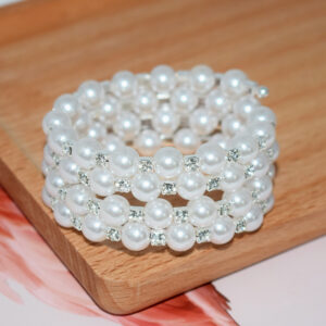 SL-1016-4 row silver 8mm
