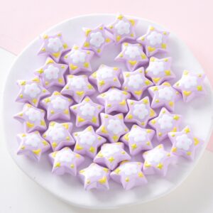 04-light purple / The size of about 26*27mm