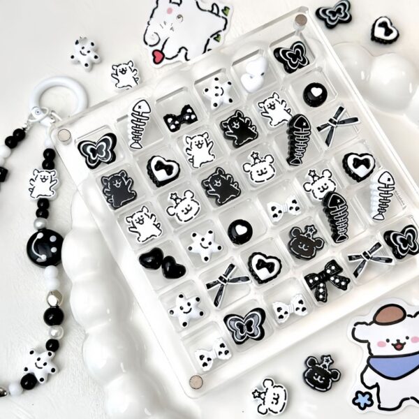 oly-3d1b801e88b37db0f54519ca63660bb9 Wholesale Stylish Alloy Loose Beads Cute Line Puppy Charms for DIY Bracelet Necklace Craft Supply