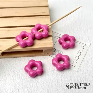 04-rose red / Sold by piece (see picture for size)