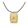 oly-3d30f6551f7e7416680695443e220071 Wholesale Retro Tarot Card Pendant Necklace Copper Material Diamond Inlay Process Gemstone Jewelry Accessory Chic Gift For Casual Wear