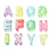 oly-3d921fdee17aed7cd5e05cf36c0ca5ce Wholesale Acrylic Electroplated Letter Beads DIY Craft Supply Transparent Alphabet Beads for Jewelry Making