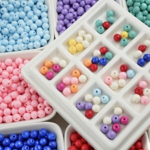 oly-3dc517ebc81b41734a27f1237fe22588 Wholesale Luminous Acrylic Beads 6mm Fruit Green, DIY Bracelet Necklace Making, Jewelry Accessory Gift