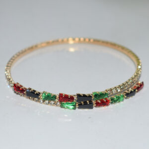 Sl-1226 gold-red, green and black