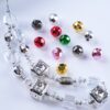 oly-3ed5c054c1b92d6db93257439589d3cf Wholesale Stylish Earth Angel Acrylic Beads for DIY Phone Charms Jewelry Making Electroplated Disco Beads Craft Gift