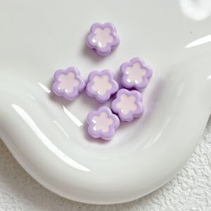07-light purple / Size is about 12mm, hole diameter is about 2mm