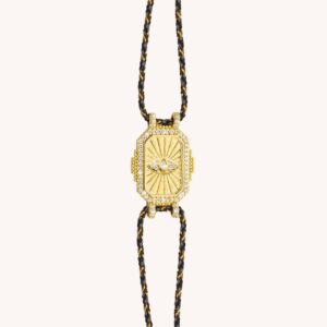 gold eyes bracelet