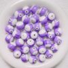 oly-3f33a4ba31d6050888a187b7bc4cae05 Wholesale Two-Tone Resin Billiard Ball Beads Round Loose Beads for DIY Jewelry, Phone Charm, Bracelet Making, Craft Supply