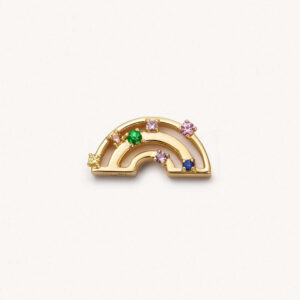 Zirconium gold rainbow (single accessory)