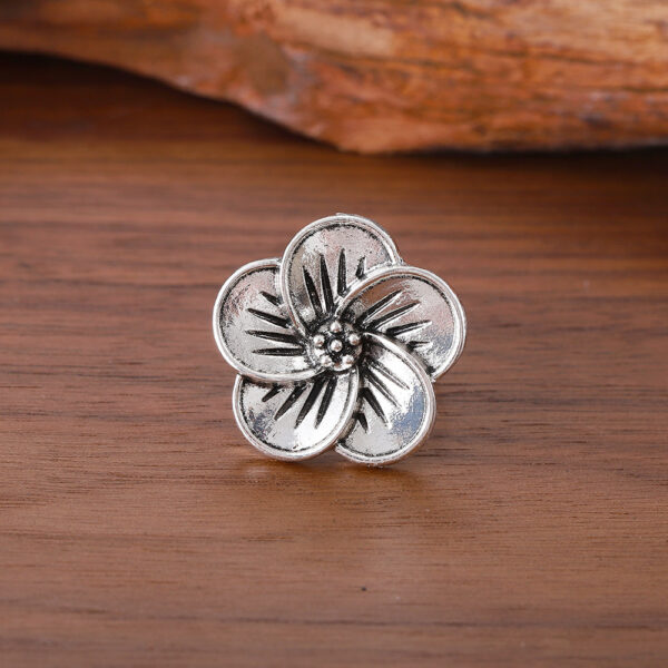 oly-3f54a27064130b79350c30eb83546eae Wholesale Vintage Floral Ring Zinc Alloy Unisex Jewelry Accessory