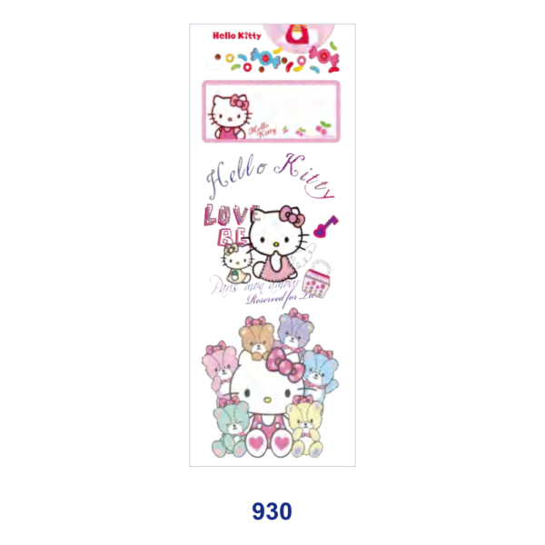 Wholesale 2/8/16pcs Cute Cartoon Cat Lock Heart & Colorful Butterfly Print Pen and Bookmark Stickers UV DTF Wraps OLY Exclusive