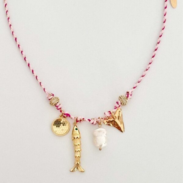 Wholesale Summer Beach Multi Pendant Charm Necklace With Shells Starfish And Animal Charms For Party Fashion Accessory