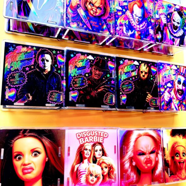 Wholesale Acrylic Pen Holder Halloween Doll Funny Design Desk Organizer For Office Resale