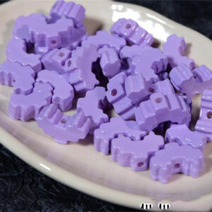 20-inner core-purple / Heart frame 30 * 26mm, inner core 20 * 14mm (sold by piece)