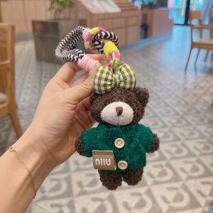 Green dark coffee bear