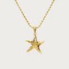 oly-40369267ba3d2da8dd412965ff3d14bb Wholesale Electroplating Copper Starfish Jewelry Set Necklace Earrings Ring Ocean Beach Summer Fashion Accessory For Women Party Gift