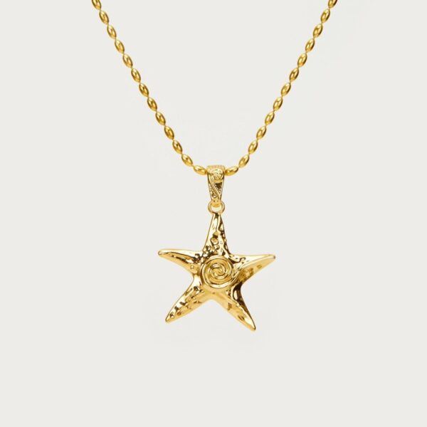 oly-40369267ba3d2da8dd412965ff3d14bb Wholesale Electroplating Copper Starfish Jewelry Set Necklace Earrings Ring Ocean Beach Summer Fashion Accessory For Women Party Gift