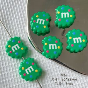 11-green / See pictures for size (sold by the piece)