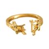 Wholesale Tone Alloy Angel Devil Adjustable Ring Trendy Women S Jewelry For Everyday Wear