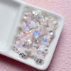 oly-40b6d4e6c3a2ace5ac755bb6866d74c6 Wholesale Alloy Rhinestone Loose Beads DIY Phone Chain Keychain Charms Five Pointed Star Heart Design Chic Car Key Accessory for Everyday Use