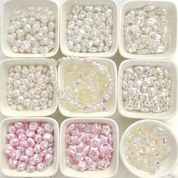 Wholesale Colorful Baroque Irregular Imitation Pearl Loose Beads for DIY Jewelry Making