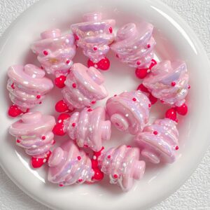 05-light pink / Size is about 27*34mm, hole diameter is about 2.5mm