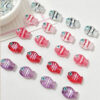oly-413569955afbbda33d325f15a8bb9890 Wholesale Cute Black and White Hand-Painted Loose Glass Beads for DIY Jewelry Making Bracelet Necklace Craft Supply Gift