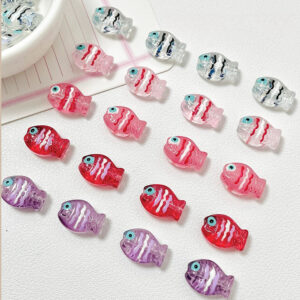 Wholesale Cute Black and White Hand-Painted Loose Glass Beads for DIY Jewelry Making Bracelet Necklace Craft Supply Gift